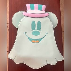 Loungefly Pastel Ghost Mickey Mouse Glow-in-the-Dark Mini Backpack NWT Rare